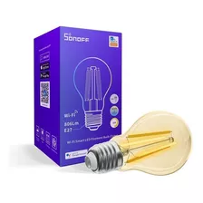 Lámpara Led Smart Wi-fi Sonoff B02-f-a60 7w Filamento Color De La Luz Cálida Y Fría