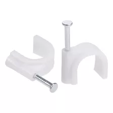 Uxcell 12 Mm Cable Clips De Alambre Nail-in Wire Clavos Abra
