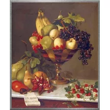 Cuadro Frutero Con Frutas - Josefa San Román - 1848