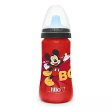 Copo Colors Bico De Silicone Disney Mickey Vermelho - Lillo