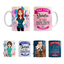 Tazas Profesion Personalizadas Sublimadas Corporativas Lpk