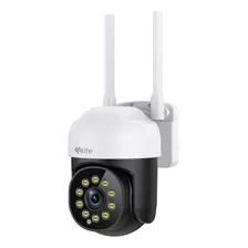 Camera 4life 360º Outdoor Smart Wifi 3mp Full Hd Ip66 Cor Branco