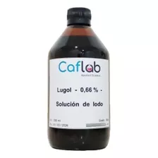 Reactivo Lugol 0,66 % X 1000 Ml - Caflab -