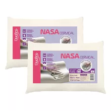 Kit Com 2travesseiro Nasa Cervical Viscoelástica Duoflex