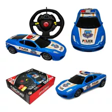 Carro Policia R/c 1:24 Juguete Regalo Para Niños