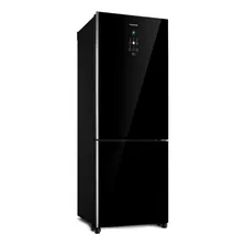 Geladeira Frost Free Panasonic Black Glass Nr-bb71gvfb Cor Preto 220v