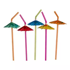 500 Canudo Decorativo Guarda-chuva Colorido