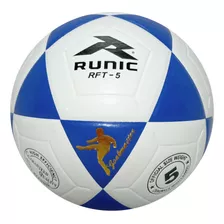 Balón Fútbol Campo Talla 5 Rft5 Marca Runic Color Negro
