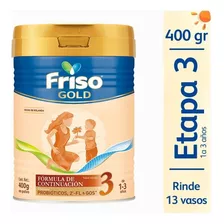 Leche De Fórmula En Polvo Friso Gold 3 En Lata De 400g - 12 Meses A 3 Años