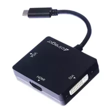 Adaptador Usb Tipo C A Hdmi Vga Dvi 