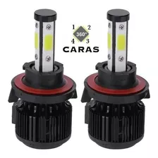 Bombillos Faros Luces Led H4 Caras Alto Poder 20.000 Lumen