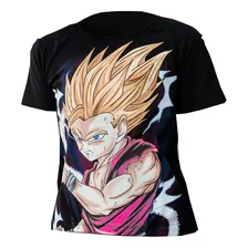 Remera Gohan Ssj 2 - Dragon Ball Z - Brilla En La Oscuridad