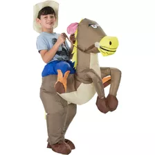 Toloco Disfraz Inflable Niños, Disfraz Vaquero, Disfraz