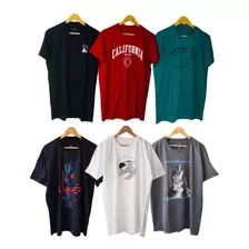 Kit 3 Camisas Camisetas Tam Tradicional Plus Size´ P Ao G6 