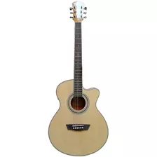 Guitarra Electroacústica Washburn Ea12 B Black Ea 12