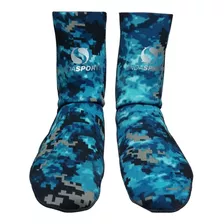 Meia Onda Sports Neoprene Std Camo Blue