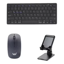 Teclado Bluetooth+mouse+suporte P/ Tablet Sm Galaxy Tab A7 