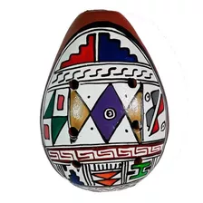 Ocarina Peruana De Cerâmica 10cm Com Cordão