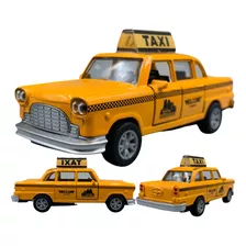 Miniatura Carro Cheker Taxi Americano Escala 1:36