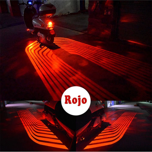 Par Luces Led Auxiliares De Proyeccin De Alas De ngel Moto Foto 2