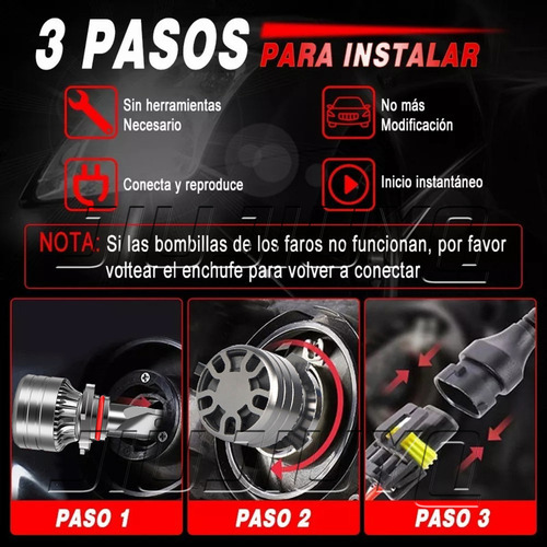 40000lm Kit Focos Led 9006 9005 Haz Alto Y Bajo Para Buick Foto 8