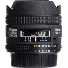 Objetiva Nikon Af D 16mm Fisheye F2.8 