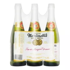 Jugo De Manzana Espumoso Martinelli's 3 Botellas De 750 Ml!!