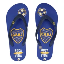 Boca Juniors Original Ojotas Para Hombre Talles Del 40 Al 45