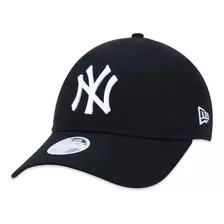 Boné Feminino New Era Aba Curva 920 Ny Yankees Preto