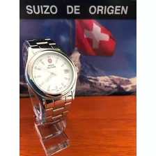 Reloj Suizo Original Clasico Hombre. w.r. 10atm Clv. 6660-c