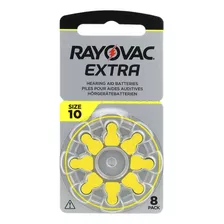 Pilas Audifono 10 Rayovac Extra Pr70 Pack X 24 Unidades Bp8