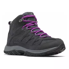 Bota Mujer Crestwood Mid Water Gris Columbia