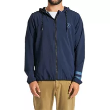 Jaqueta Hurley Windbreaker Block Party Masculina Marinho