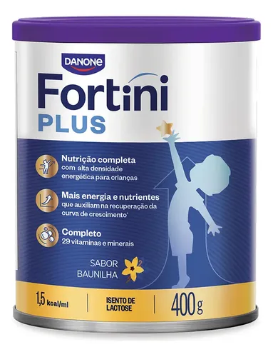Suplemento Infantil Fortini Plus Baunilha 400g Baunilha