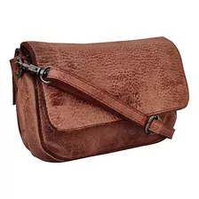 Rustic Town Cartera De Cuero Para Mujer - Bolso Bandolera De