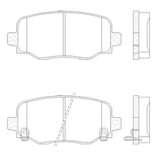 Pastilha De Freio Traseira Jeep Renegade Sport 1.8 16v 2016
