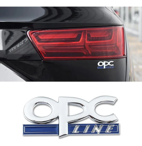 Adhesivo Metlico Con El Emblema De Opc Line Para Opel Insig Foto 7