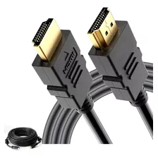 Cabo Hdmi - Cabo Hdmi 10m - 2.0 - 4k - 3d - Pino Dourado.