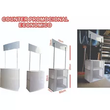 Módulo Stand Counter Portatil Pvc 80x200cm Marketing Publici