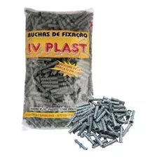 500 Unidades Bucha Parede C/ Aba Anel 10mm Ivplast 