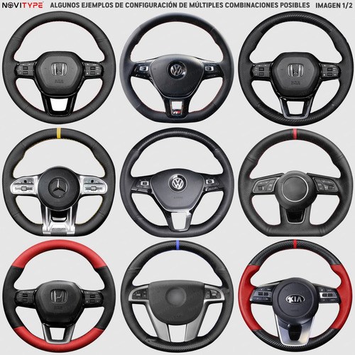 Funda Cubre Volante Honda Civic Crv 2015-2022 Piel Real Lisa Foto 8