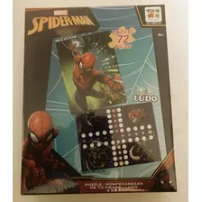 Juego De Mesa Y Puzzle: Spider-man. Marvel