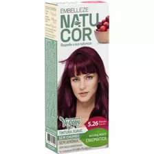 Tinta De Cabelo Natucor Marsala Escuro 5.26 Enigmática