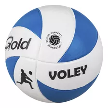 Pelota De Voley Gold Numero 5 Blanca Solo Deportes Color Blanco