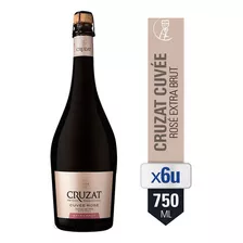 Champagne Espumante Cruzat Cuvée Rosé Extra Brut 750 Ml X6 U