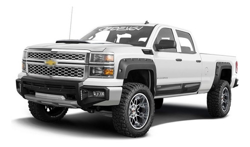 Bumper Off Road Chevrolet Silverado 2014 - 2015 Con Luz Drl Foto 2