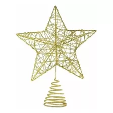 Ponteira Estrela Para Árvore De Natal Decoração Enfeite Ga