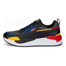 Tenis Para Hombre Puma X-ray 2 Square Color Dark Shadow/puma Black/spectra Yellow/limoges/high Risk Red - Adulto 26.5 Mx