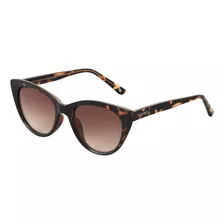 Gafas De Sol Nine West Cora Cat Eye Brown Tortoise Para Muje