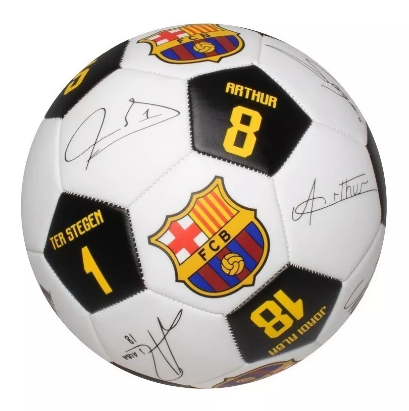 Bola De Futebol De Campo Nº 5 Assinaturas - Barcelona
